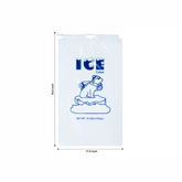 10 Lbs Pack of 400 Ice Bags With Cotton Drawstring - Ice Cube Bags - Infinite Pack